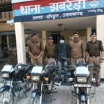 झबरेड़ा पुलिस ने  बाईक चोर  को किया गिरफ्तार, चोरी की तीन बाईक बरामद, एस पी देहात ने किया खुलासा