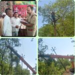 देर रात आए आंधी-तूफान से विद्युत नेटवर्क ध्वस्त, कई इलाकों में पेड़ गिरने से हाईटेंशन लाइनें टूटीं,* *​चूड़ियाला में 33KV लाइन पर पेड़ गिरने से विवाद; फॉरेस्ट गार्ड ने काम रोका, रेंजर के हस्तक्षेप के बाद हटा पेड़।