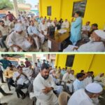 एस.आई.आर को लेकर रसूलपुर गांव में ग्रामीणों को राज्य मंत्री ने किया जागरूक, सुनी समस्याएं।