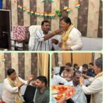 रक्षाबंधन पर भाजपा महिला मोर्चा क़ी प्रदेश उपाध्यक्ष रोमा सैनी द्वारा मनोज सैनी एवं पर्यावरण मित्रों को राखी बाँधकर रक्षाबंधन का मनाया त्योहार।