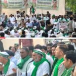 रूड़की में उत्तराखंड किसान मोर्चा की महापंचायत गन्ने के भुगतान और फसल मुआवजे की मांग को लेकर गूंजी किसानों की आवाज।